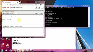 Oracle SQL TRANSACTION CONTROL AND GLOBAL TEMPORARY TABLE in tamil
