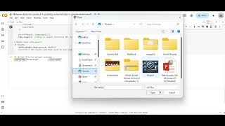 Malware detection result saved automatically in the excel sheet
