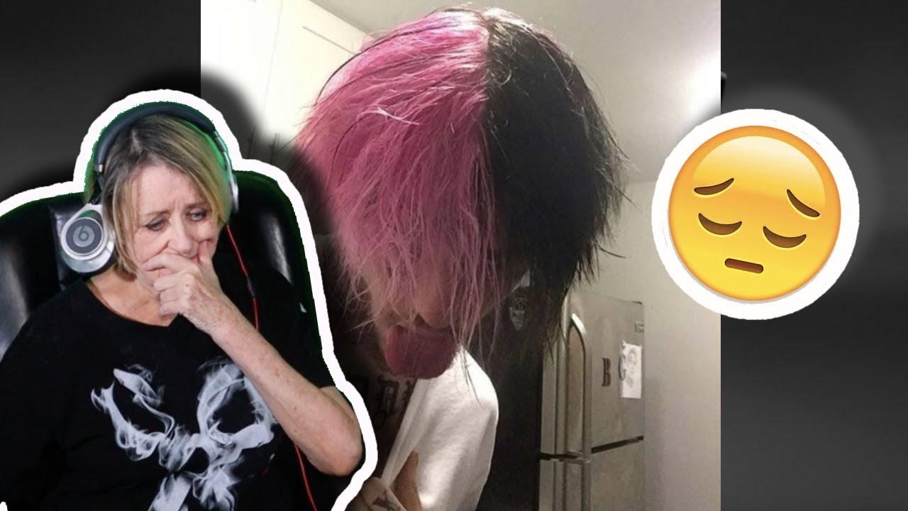 #Lil #Peep #Hair #Dye #Reaction MY GRANDMA'S FIRST TIME WATCHING and R...