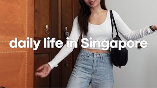 👩🏻‍💻Office Worker Life in Singapore | wake up early to exercise before going office + weekends
