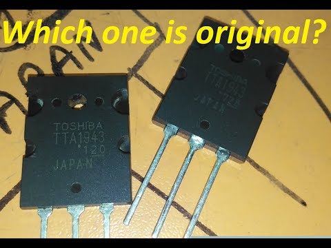 How To Check Original Transistor Ttc5200 And Tta1943 Transistor Electronics By Electronics Help Care