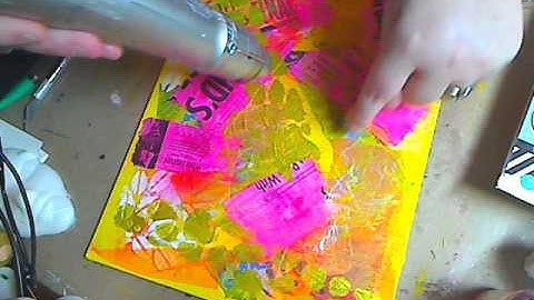 Beginners Mixed Media Painting Part 2