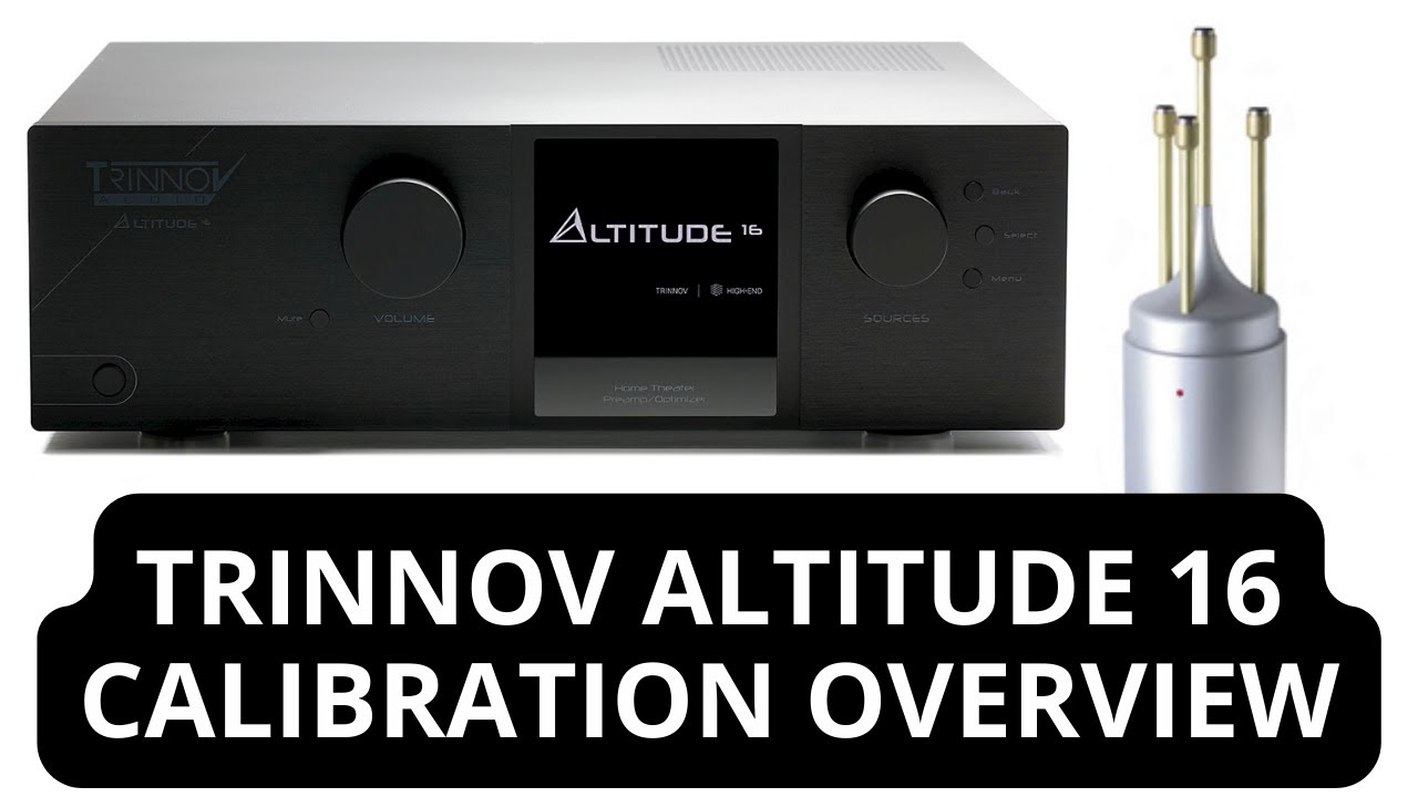 Trinnov Altitude processor and Amplitude amplifier offer reference