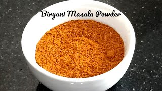 Biryani Masala Powder Recipe |  Homemade Biryani Masala Powder