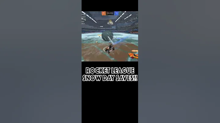 Rocket League Saves - Snow Day!! #shorts