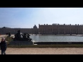 Riding a golf cart in the Palace of Versailles