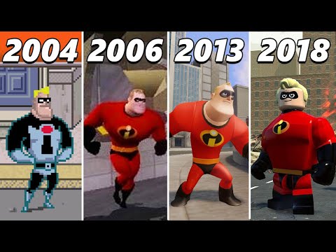 Evolution Of The Incredibles Games 2004-2018