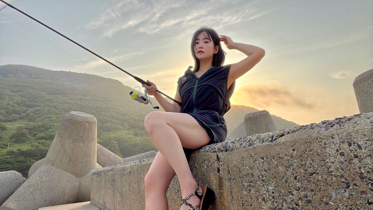 Первый опыт рыбалки на острове Йосу, лучший клев!!