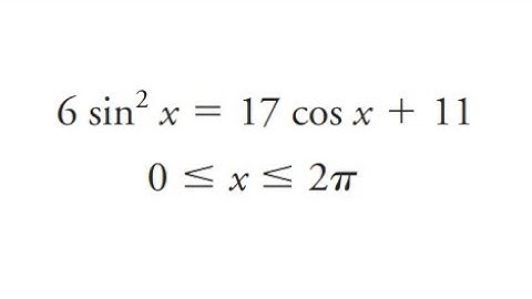 Grade 12 Advanced Functions - Solving Quadratic Trig Equation (ch 7.6)