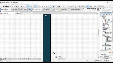 ARCHICAD MUKINYARWANDA - Part 1 : Uko watangira gushushanya inzu