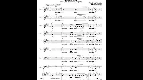 catch me (SSAATTBB Choir) - by Charlie Leftridge