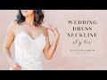 The Most Common and Popular Wedding Dress Necklines Explained