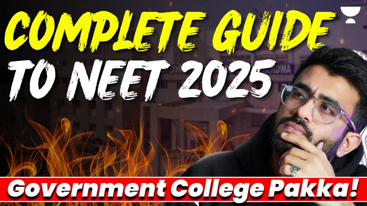 Complete guide for NEET 2025 Government college pakka 🔥 Nitesh