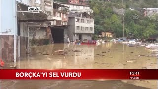 Borçka'yı Sel Vurdu Resimi