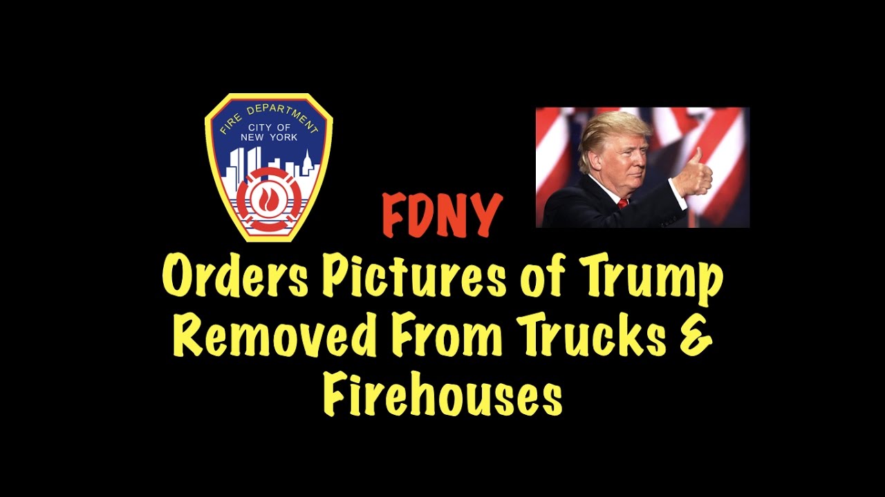 FDNY Orders Photos Of Trump Removed While Those Of Past Presidents fdny-orders-photos-of-trump-removed-while-those-of-past-presidents