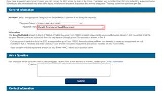 UI Online:  Access Tax Information/Form 1099G Using UI Online