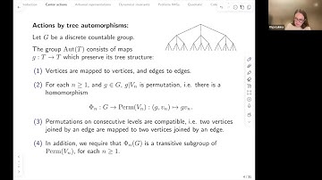 Olga Lukina,  Galois groups and the dynamics of Cantor actions