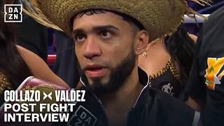 Oscar Collazo wants the BIGGEST names next! | Post Fight Interview