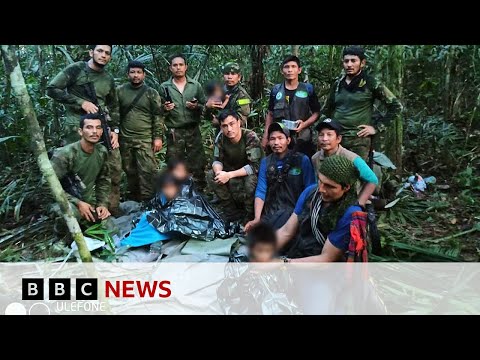 Colombia plane crash: Four children found alive in Amazon after 40 days – BBC News