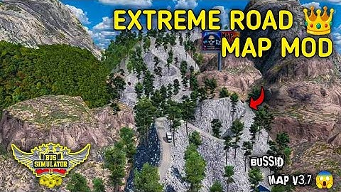 ✅ EXTREME ROAD MAP MOD For Bus simulator Indonesia// BUSSID Map Mod 3.7 #extrememap #bussidmapmod ✅🍁