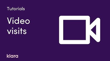 Video visits on Klara