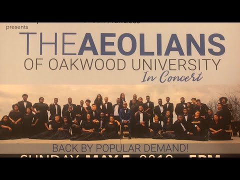 Aeolians Of Oakwood Concert In SF May 5th At Third Baptist Church A Go After Bus Fire