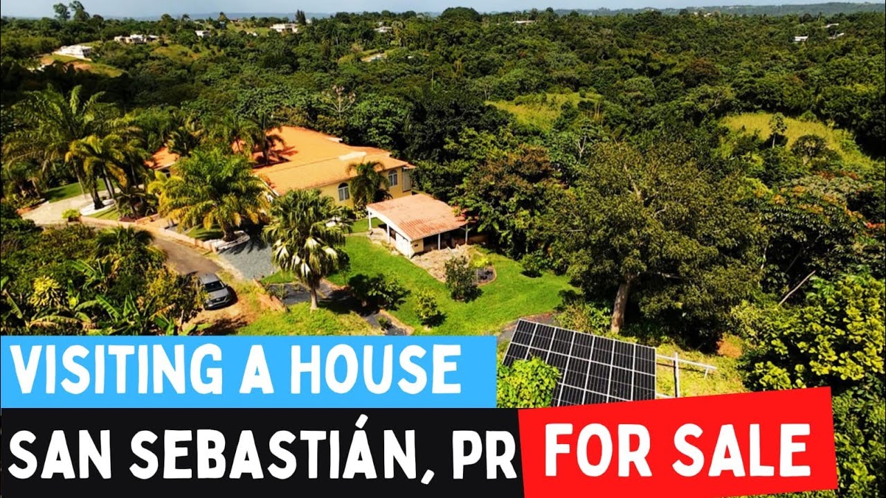 Visité  casa a la venta en San Sebastián PR con 10 cuerdas de terreno