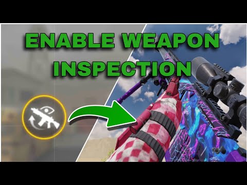 How to enable weapon inspection while sprinting, jumping, and sliding in call of duty mobile