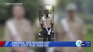 Liverpool teen receives last Eagle Scout honor from Troop 620