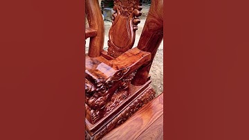 Bàn ghế gỗ Cẩm lai việt cột 16 đẹp #woodworking