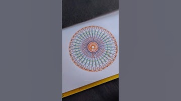 Satisfying Spirograph Art Relaxing Sound #spirograph #relaxation #shorts #asmr