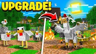 UPGRADING Minecraft CHICKENS To Be EXTREMELY POWERFUL! UPGRADING Minecraft CHICKENS To Be EXTREMELY POWERFUL!