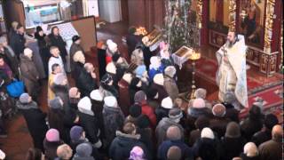 Крещение 19 января 2015 года. Храм Архангела Михаила, г.Черняховск