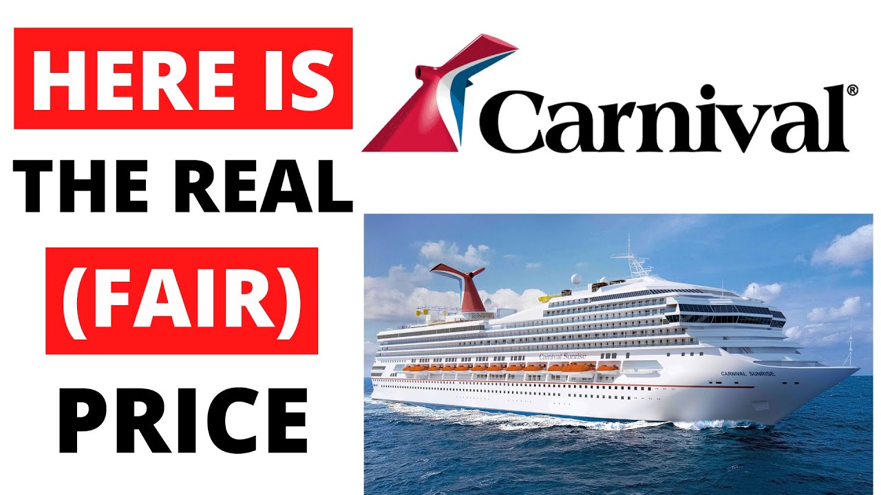 why is carnival cruise stock down today