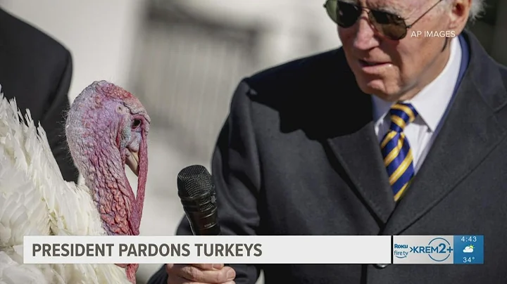 President Joe Biden pardons two turkeys for Thanksgiving