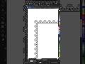 CorelDraw Certificate Border Design Tutorial | Easy Decorative Frame Trick #Shorts