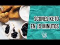 🍞 KETO SCONES ESTILO STARBUCKS | PANES DE DESAYUNO BAJOS EN CARBOHIDRATOS | Manu Echeverri