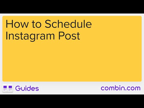 Combin Guide: How to Schedule Instagram Posts with Combin Scheduler