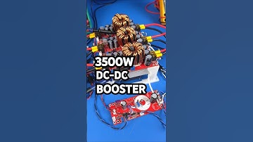 How to Build a 3500W DC-DC Booster! #shorts #power #dctodc