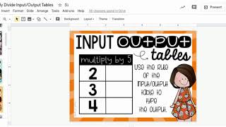 Friday: Multiply Divide Input/Output