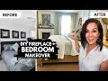 You Can DIY a Fireplace Over Mantle w/ Scrap Wood! (+ Bedroom Refresh)