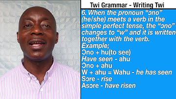Learn Twi With Opoku - Twi Grammar - Writing Twi 2