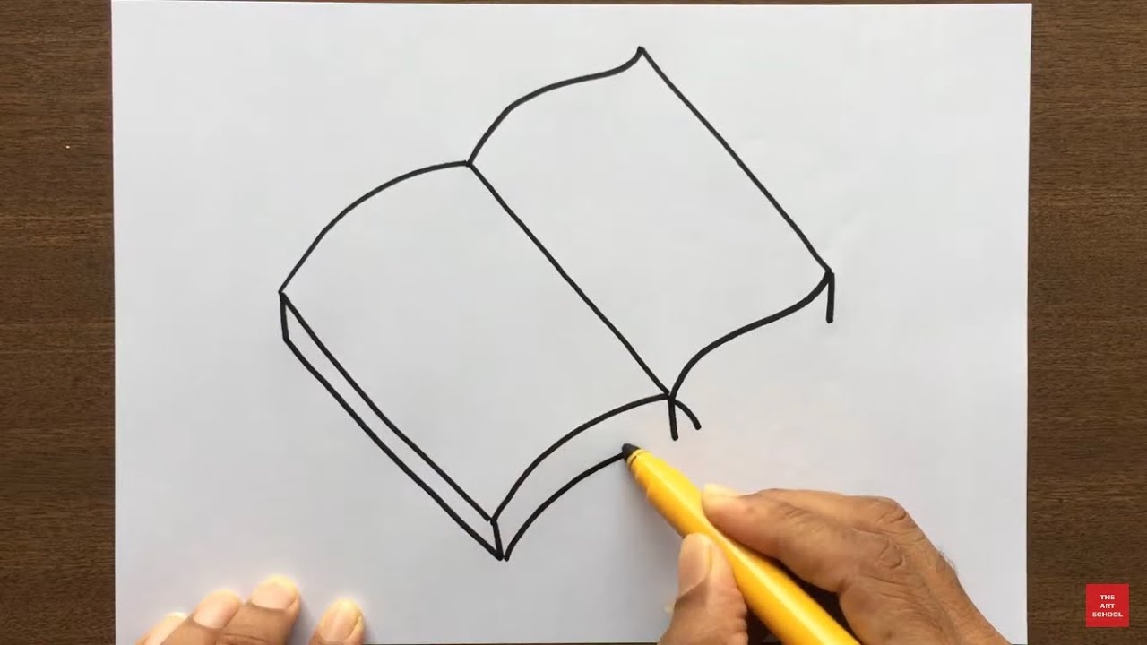 How to Draw an Open Book 