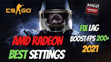 AMD Radeon Best Settings For CSGO | Reduce Input Lag | FPS Boost Guide 2021👈