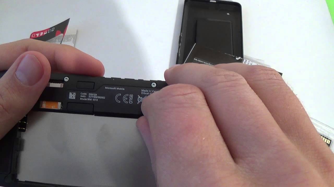 Microsoft Lumia 640 - How to Insert a Sim Card and Micro SD Card - YouTube