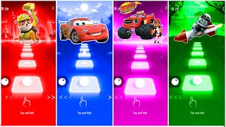 Paw Patrol 🆚 McQueen 🆚 Monster Machine 🆚 Crazy Frog Tiles Hop EDM Rush