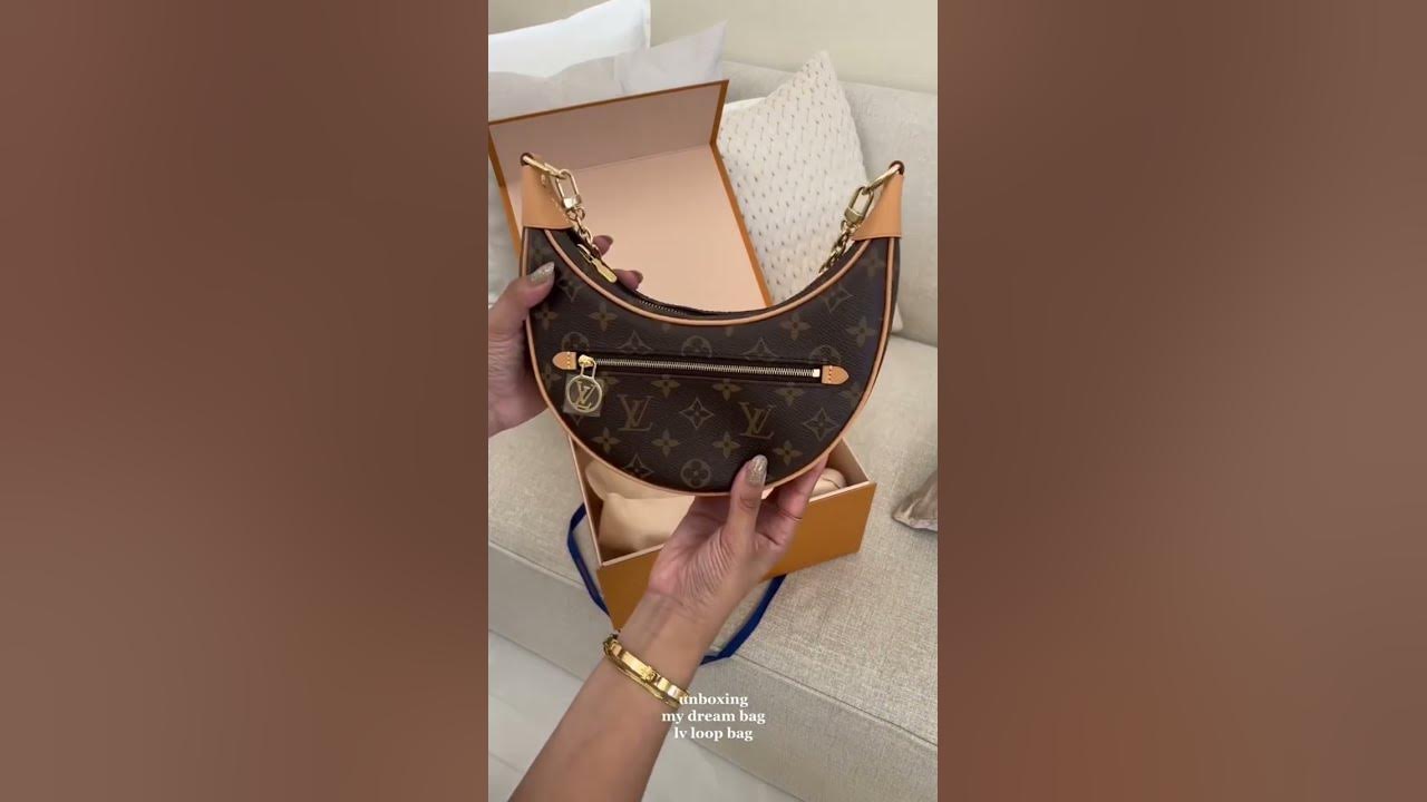 Louis Vuitton Loop Bag Unboxing and what fits in my bag! 