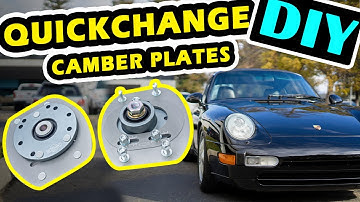 Quickchange Camber Plates Install for Porsche 964/993 Elephant Racing Suspension Products