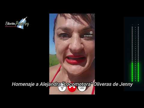 Homenaje de Wali Iturriaga y su Personaje La Jenny a La Locomotora