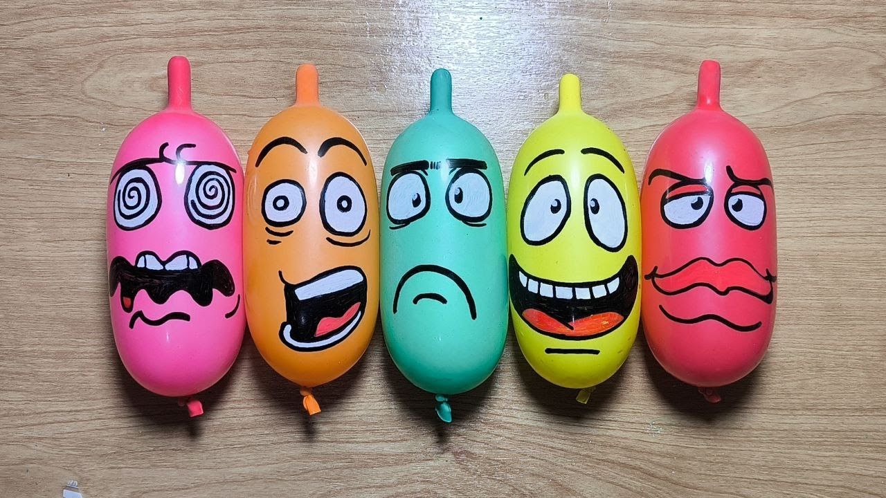 BALLOONS Slime! Making Slime with Funny  Balloons  - Satisfying Slime video- DIY